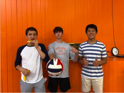 Junior Porter Moody, senior Ryan Fuller and junior Michael Long have decided to take on the roles as team managers for the girls volleyball team. Working with a group of all girls has opened up their eyes to new experiences  that they wouldn't have had with their regular sports teams. "It’s kind of cool seeing what a girls sports team is like," Michael Long said. "I think that we can take some of their values and use it in our team in the spring season.”