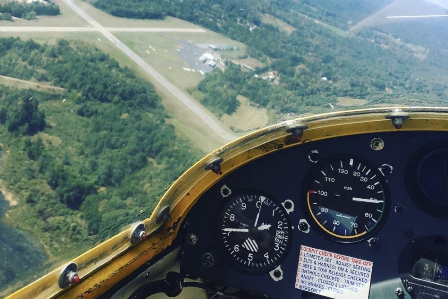 Senior Logan Homyak started flying planes when he was a freshman. He has since been training to become a military aviator in the Air Force. What I like about [flying] is that once youre out of the airport and you finish talking to the tower, you feel like youre free-flying up there, Homyak said. Its not like driving a car where theres a road for you to turn in specific places. Up in the air, once youre out of the airspace where you have to keep radio contact, youre basically doing your thing. You can feel the motion, and that motion is just exhilarating.