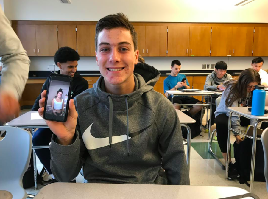 Junior Dylan DeRubeis is one of many students at WHS that use the app, TikTok. I use TikTok mainly to pass time when I get bored and look at funny videos, DeRubeis said.