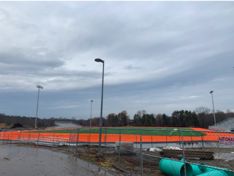 Through the summer months and into the fall and winter of 2019, construction on the turf field, track, and tennis courts continued. Barring minor setbacks at the outset of cold weather in the start of the winter, the project has progressed according to plan.
