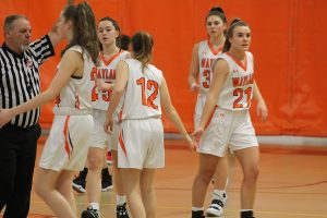 Highlights: girls basketball clinches playoff berth after 56-45 win against Waltham (video)