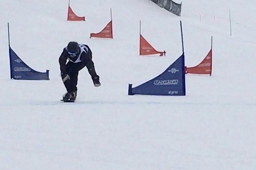 Carpenter makes high speed arcing turns as he races through the run for gold. “I decided to leave WHS because, through one of my best mates, I was able to find a school which specializes in the sport I wanted to pursue, snowboarding,” Ben Carpenter said. “It wasn’t the easiest decision to make because it meant leaving everything I had ever known and then moving to a place I had only been once before.”