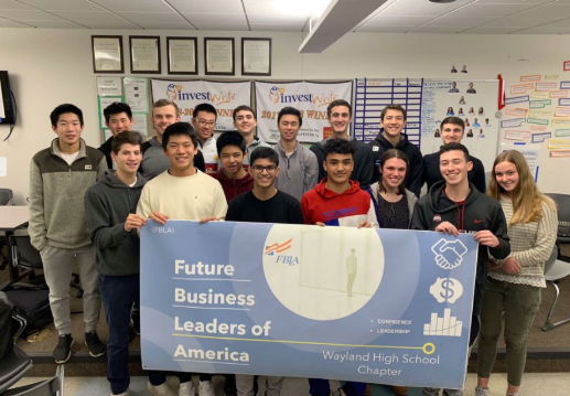 The members of the FBLA club pose for a picture prior to a meeting. "In the past, [the club] has been focused on economics," junior Sashwat Das said. "But this year we have decided to focus it on entrepreneurship and business and how to go from an idea to a small business and continue to expand that business."