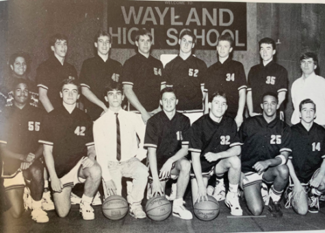 The 91' team gets together for a picture prior to a home game. One of the main reasons for the team's success was the bond it had.
