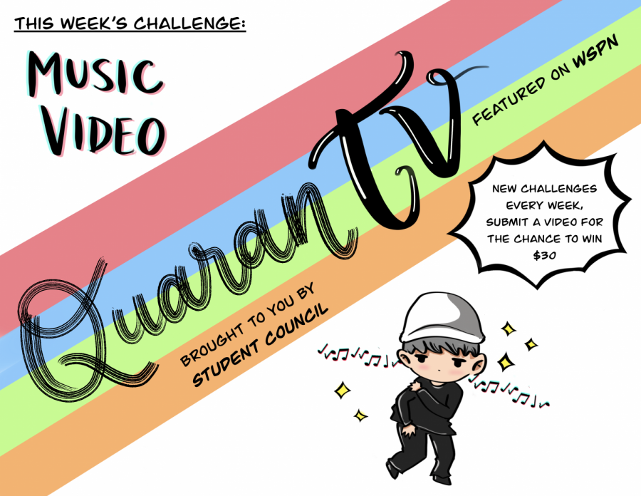 The Student Council is launching a video challenge event where students have the opportunity to win $30 by submitting interesting videos based off each weeks theme. There will be five weeks.