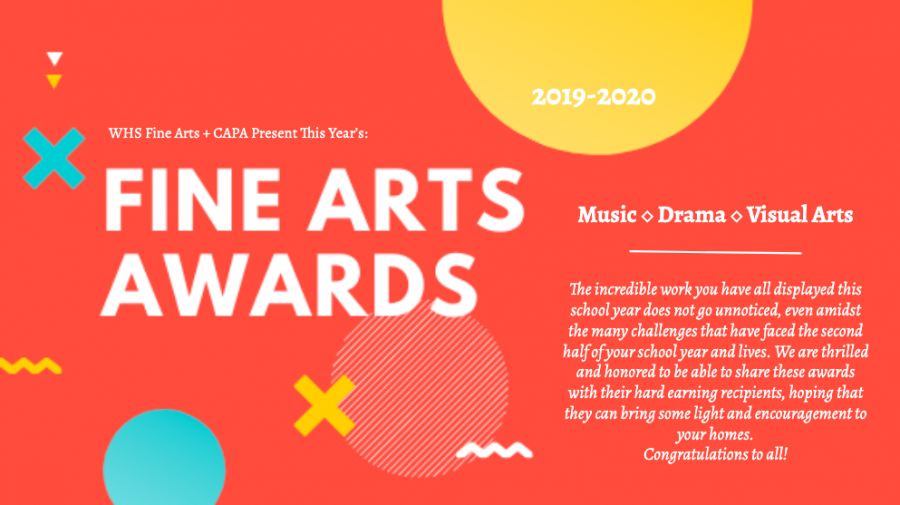 Awards in band, choral, drama, orchestra,  and visual arts are historically given out to student musicians and artists each June, and despite the COVID-19 pandemic, this year will be no exception. 