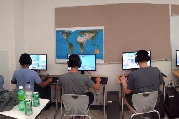 The Wayland High School Esports during a practice last year. The team is kicking off their season this  year and looking for new members. “To those looking to join the eSports team: do it! Go for it!” Junior Donovan Edwards said. “We always welcome new members; skill means nothing here.”
