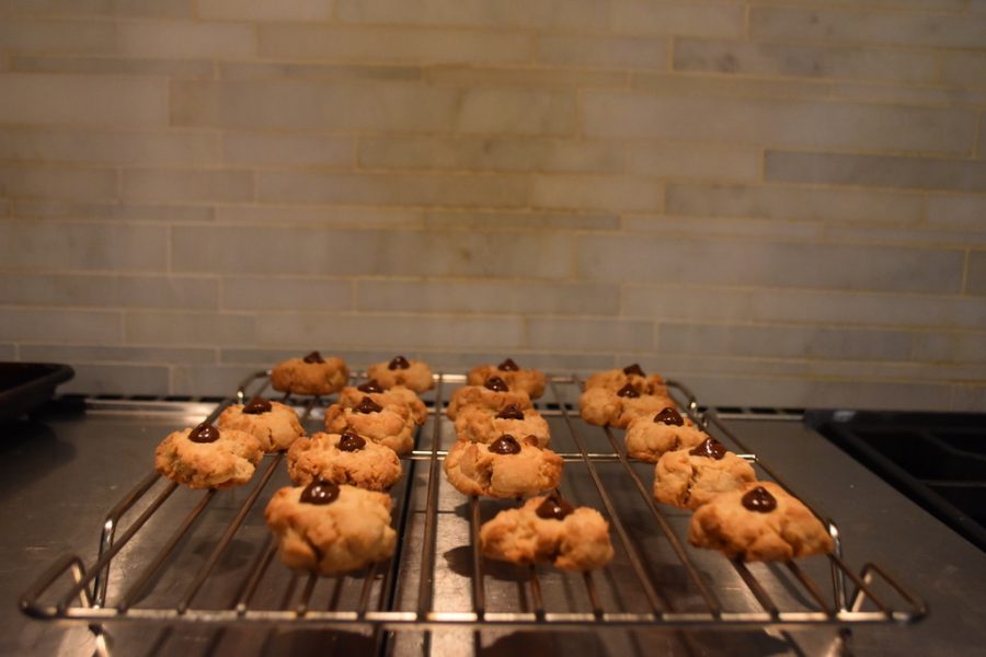 Step 5: Bake at 375° for 15 minutes. As soon as you take the cookies out of the oven place a chocolate chip on top. Let them cool and enjoy!