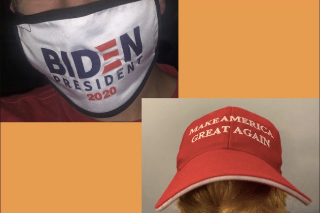 Wayland students sport merchandise supporting both Joe Biden and Donald Trumps presidential bids. I expected Biden to win from the start, junior Zachary Bell said, but I didnt think it would be as close of an election as it was.