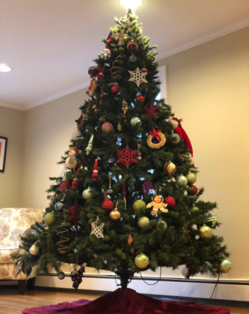 Here is a Christmas tree that sophomore Erika Lais family has this year. Her family always made it a tradition to set up and decorate their Christmas trees right after Thanksgiving.