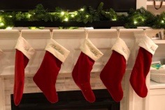 A common holiday tradition is to hang stockings on the mantle of the fireplace as decorations before Christmas. On Christmas day, they are the first gifts opened for many families. Stockings keep the holiday spirit alive for the coming weeks before the big day.