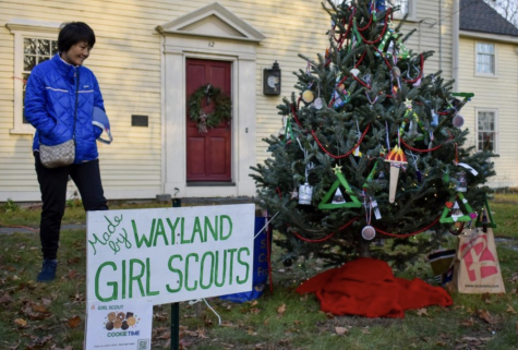 The tree decorated by local girl scout troop at the Grout-Heard House. The Grout-Head House was the first stop along the annual Holiday Open-House hosted by a collaborative of town organizations.