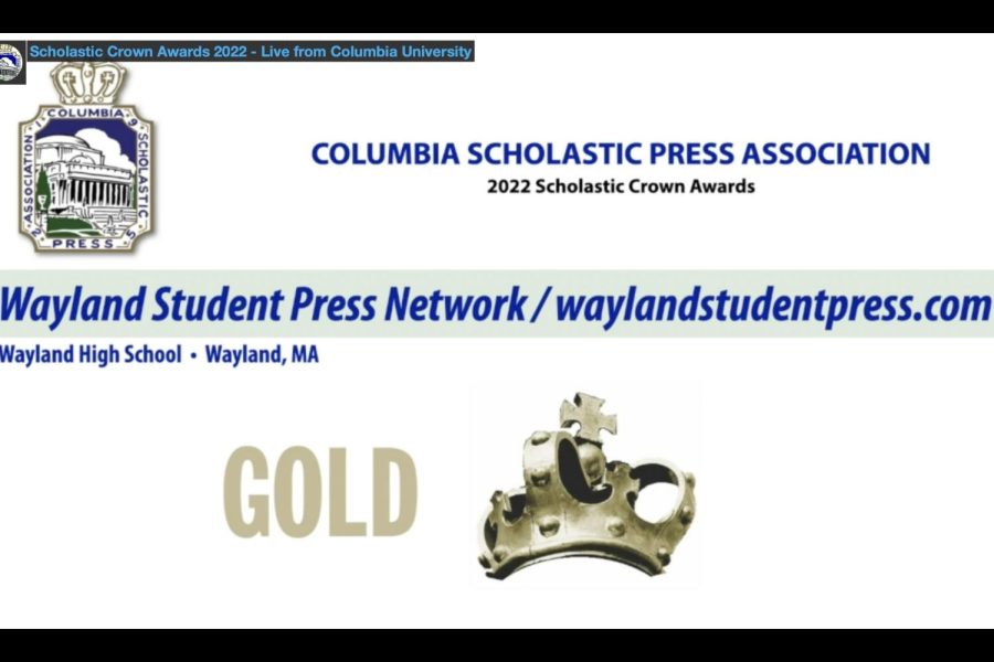 WSPN wins second consecutive CSPA Gold Crown award on March 18, 2022. 