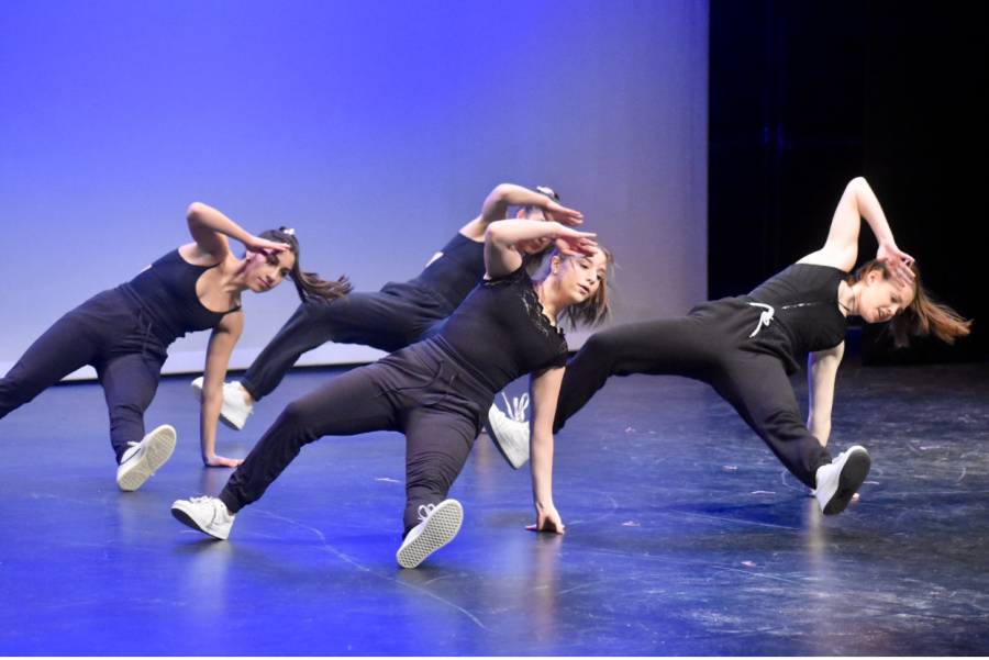The Window Dance Ensemble performs during Winter Week 2020 for their annual winter show. We have two performances, senior director Sammy Janoff said. We have one during Winter Week that students can come to. It’s probably our biggest show of the year. We also have one in the spring.