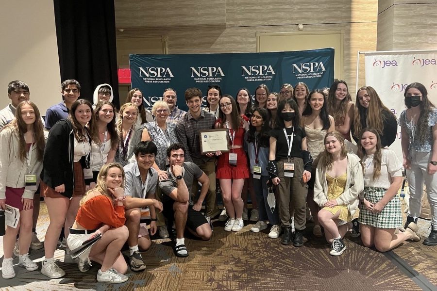 On Saturday, April 9, the Wayland Student Press Network won another Pacemaker Award. The award was presented by the National Student Press Association. 