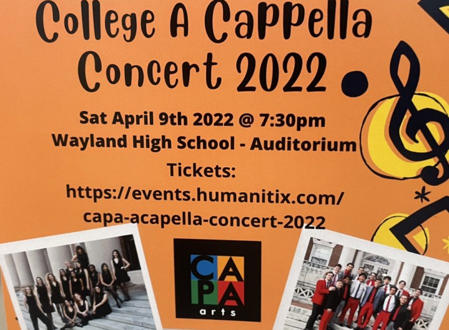 A cappella is holding a concert on April 9th at 7:30 p.m. With collegiate a cappella groups from Harvard, Berkeley and Tufts, the Muses, Madrigals and T-Tones are excited to perform once again. A cappella is a team event, and although individual skill is really important, it is much more valuable to have a really good blend and a sense of balance, Madrigals beatboxer Keita Williams said. Im excited to see all the groups perform and their effort pay off.