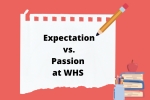 Striving for perfection: Expectation versus passion at WHS