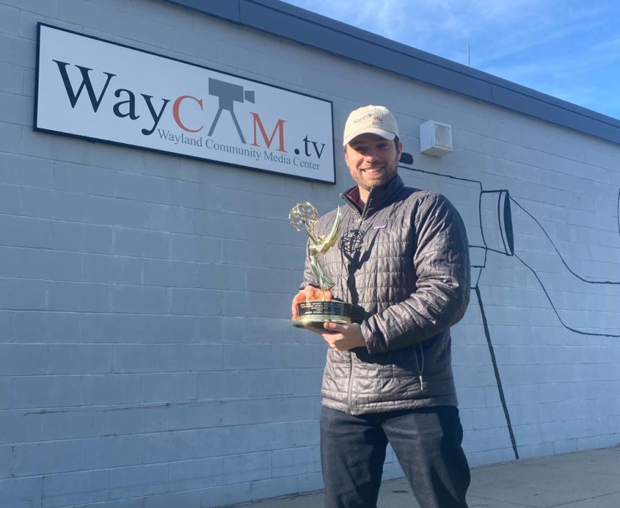 WayCAMs Joe Bushee wins an Emmy for outstanding studio show on ESPNs SportsCenter. “[By supporting WayCAM,] not only are you helping your local community to record whats going on, youre also giving a lot of career opportunities for students,” WayCAMs executive director Jim Mullane said.