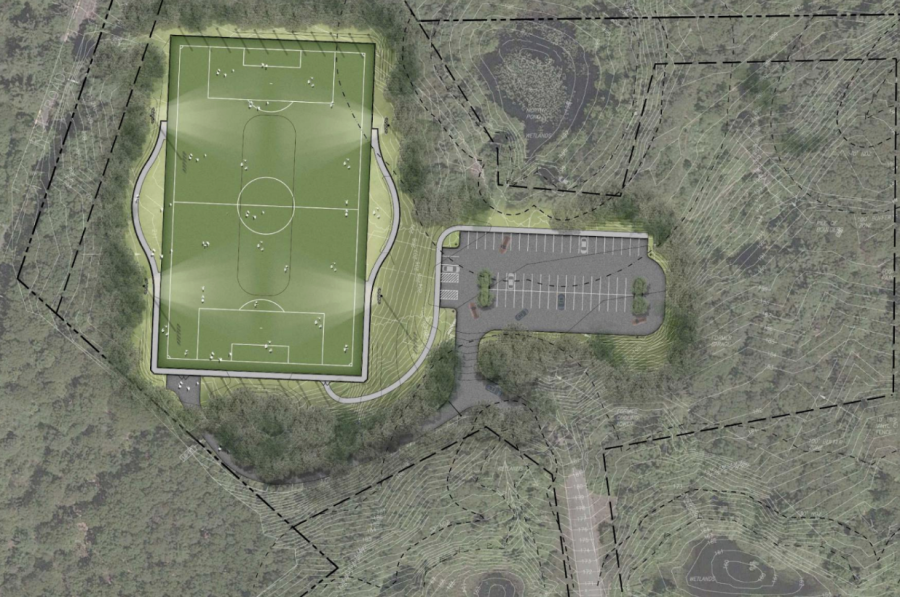 The Wayland Recreation Department plans to build a new field in the Loker Conservation and Recreation Area. The fields will be discussed during the town meeting on May 14.