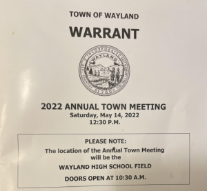What you need to know about the annual Wayland Town Meeting