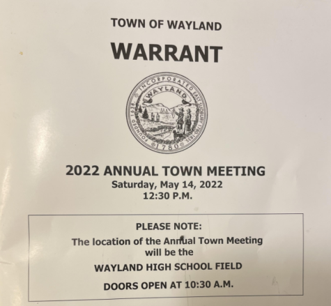The Annual Wayland Town Meeting is a meeting where residents vote on 32 important matters in our town. The meeting will take place on Saturday, May 14 at Wayland High School.