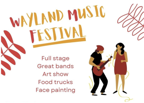 After three years of planning by sophomores Kyra Spooner, Eliana Barenboym and Joss O’Heron, the Wayland Music Festival is set to take place on May 21, 2022. “It’s going to be in the Town Center, with multiple live bands, a stage, art, food trucks, ice cream trucks and a bunch of other activities,” co-creator Kyra Spooner said. 