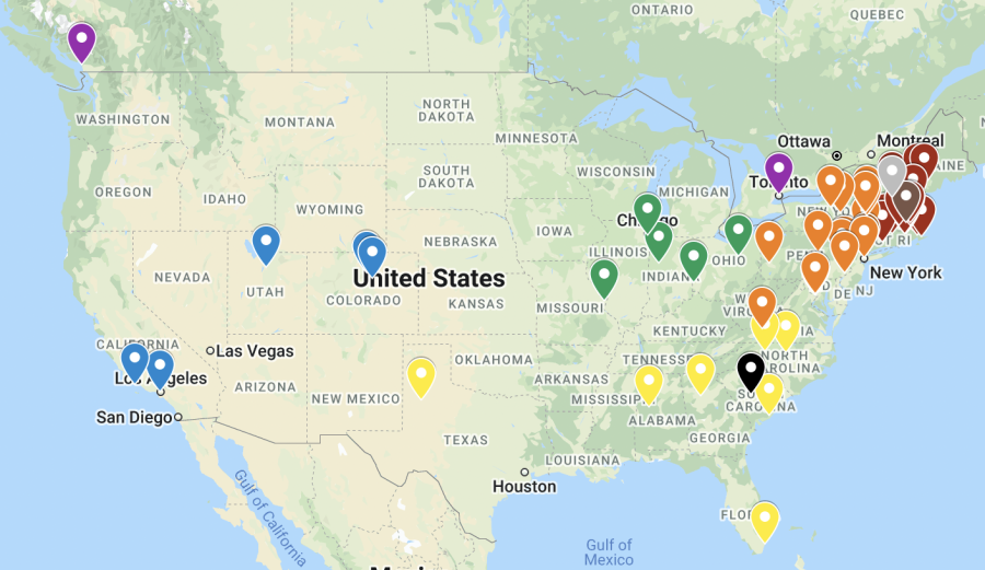 Where the Warriors are headed (interactive map)
