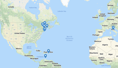 Take a look into where Class of 2022 seniors are traveling for their senior trips using this interactive map. Responses from both a form sent out to seniors and in person interviews were used to create this map. See the interactive map below.