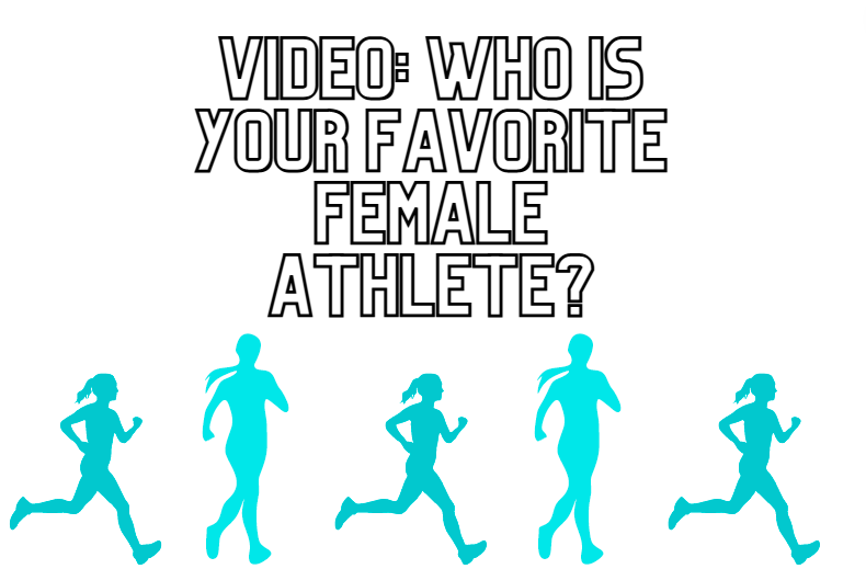 WSPNs+Tess+Alongi+asks+WHS+students+who+their+favorite+female+athletes+are.+