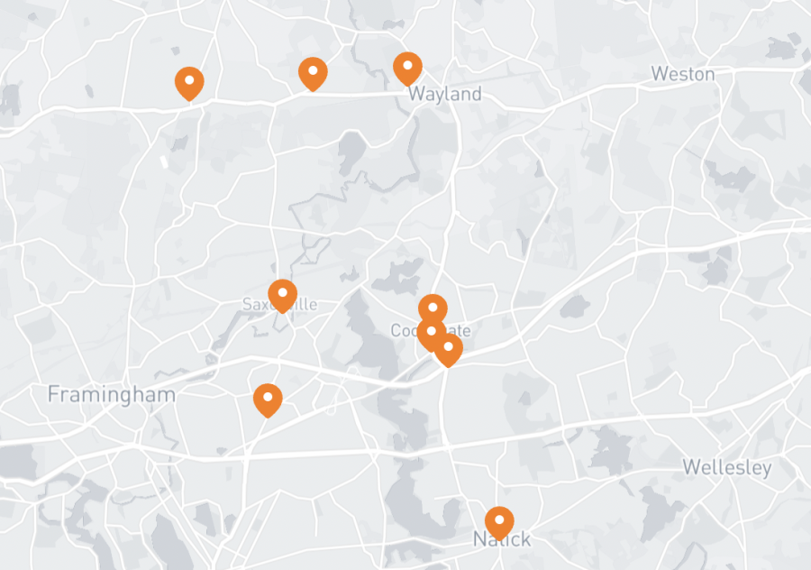 Interactive map: Local coffee shops