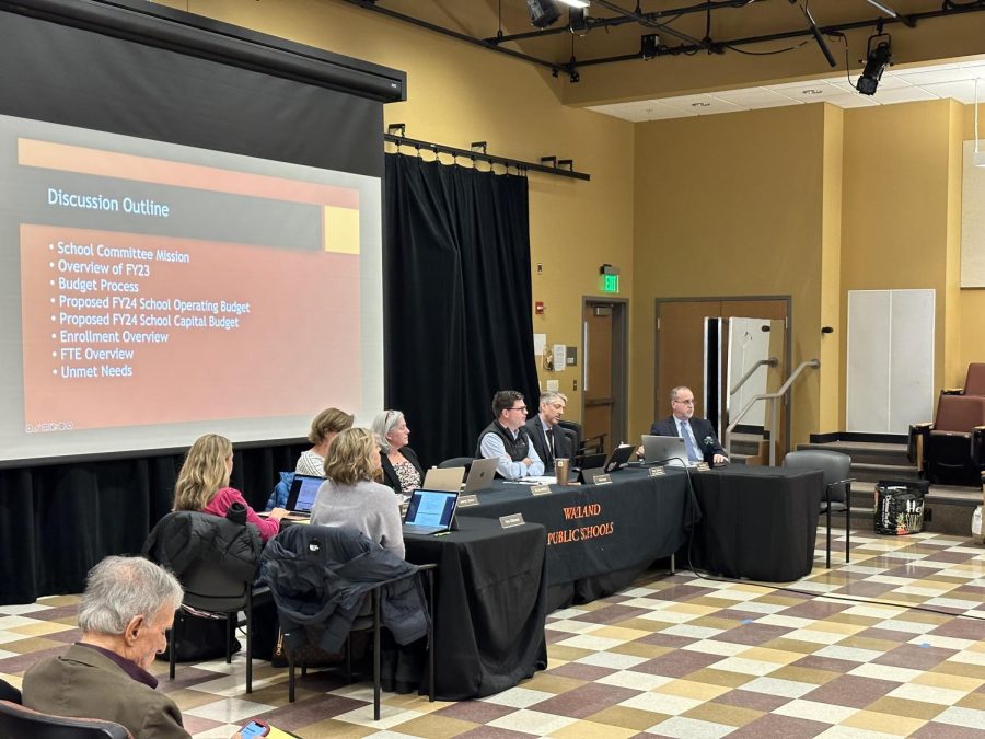 On Monday, March 13, and Wednesday, March 15, the Wayland School Committee met to discuss the budget for FY24, opening up time for public comment at the end of each meeting.