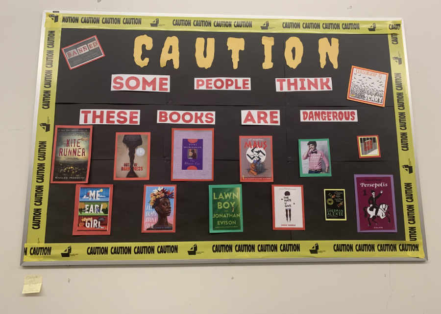 Many schools around the country ban books each day. WHS has no banned books, and even had a display in the library, encouraging students to take out banned books this past September. 