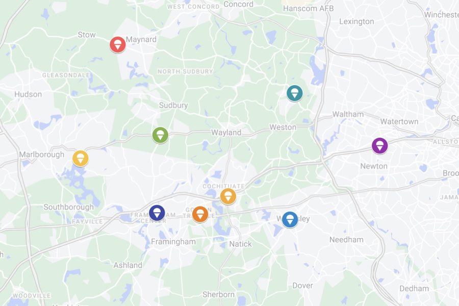 Interactive map: Local ice cream shops