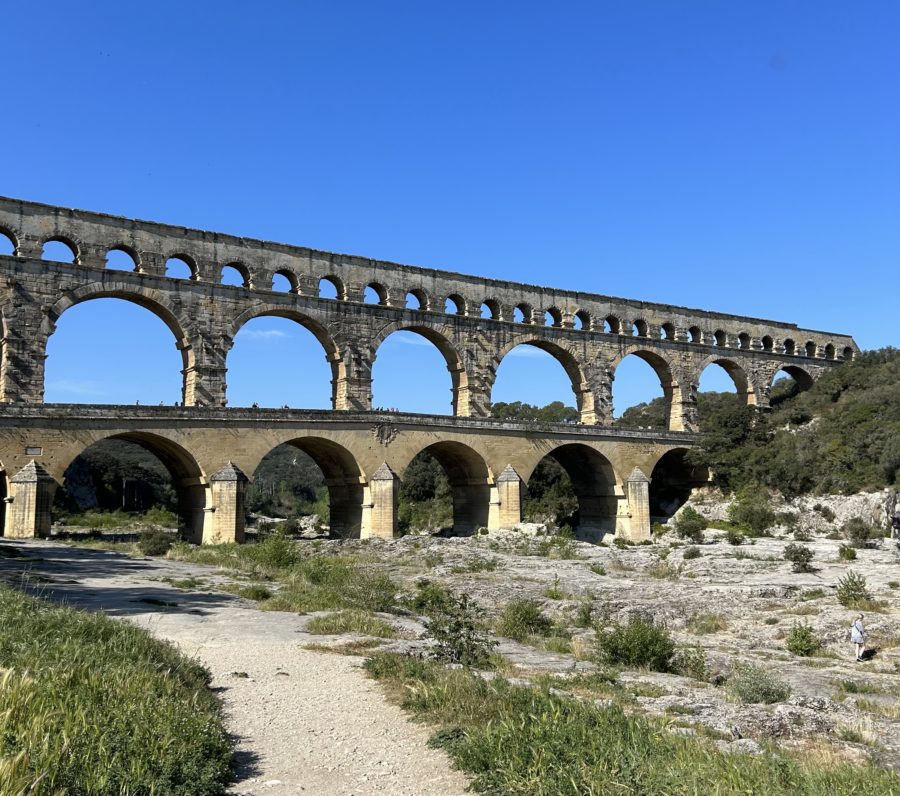 WHS+French+students+arrive+at+Le+Pont+du+Gard%2C+an+ancient+Roman+aqueduct.+I+think+%5Bthe+students%5D+learned+a+lot+about+the+architecture+and+the+Roman+influence+in+the+south+of+France%2C+French+teacher+Sara+Langelier+said.+We+also+visited+a+couple+of+museums+and+got+to+learn+about+some+artists+like+Chagall+and+Matisse.+I+think+they+also+learned+about+French+customs+and+small+cultural+differences.