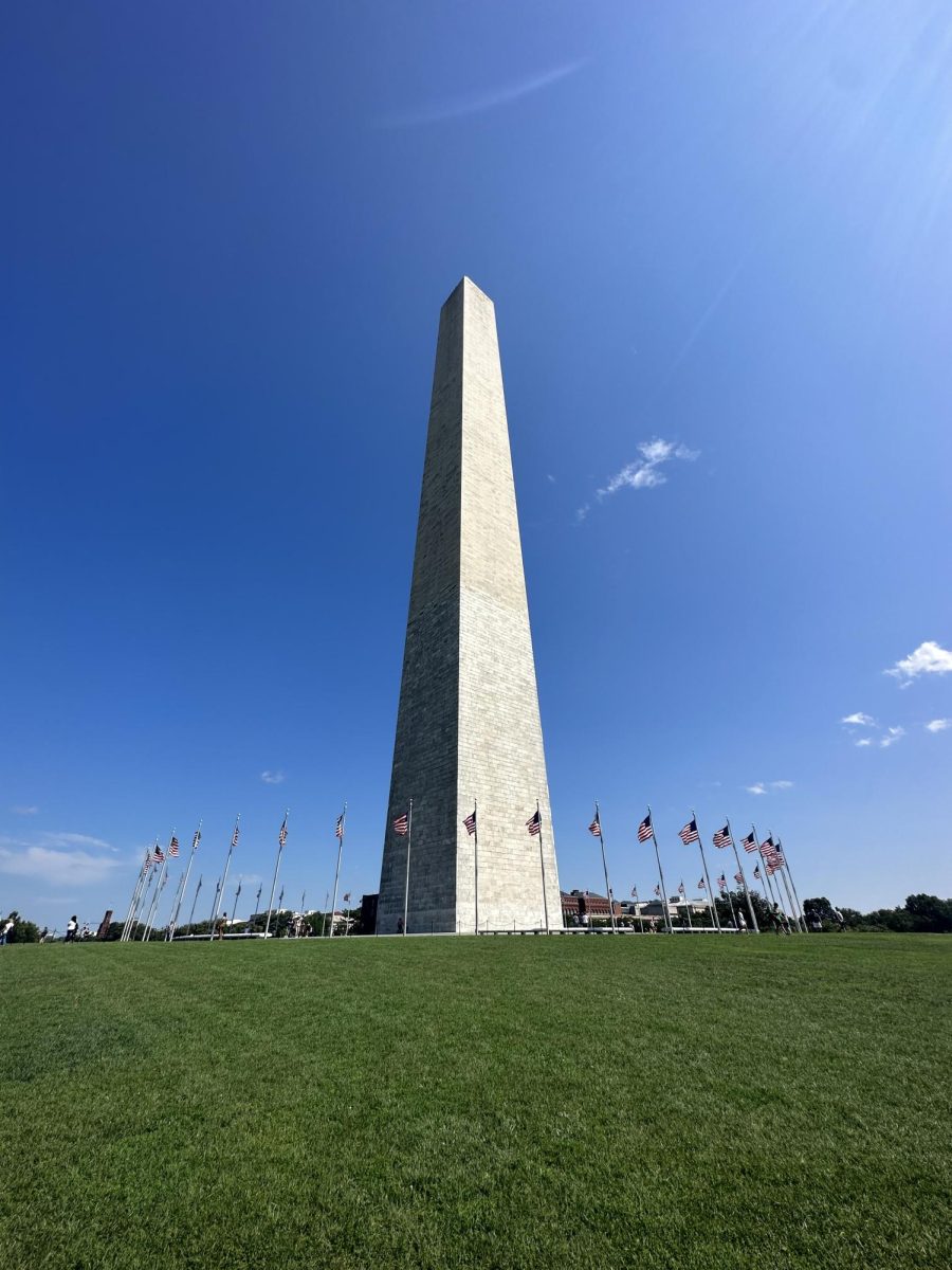 Washington D.C. offers many tourist attractions during the summer months, including the Washington Monument. Some students, including senior Talia Macchi, went on college tours in the state over the summer.