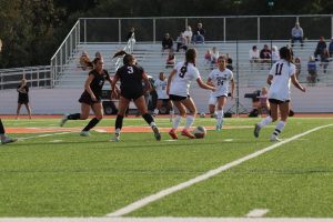The girls varsity soccer team takes on Weston high school on Friday, Sept. 22. Wayland lost, with the final score being 2-4. 
