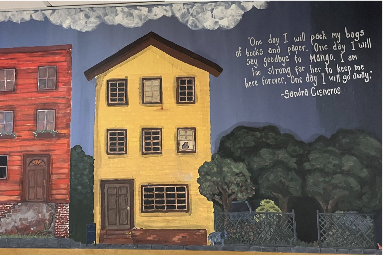 Hidden symbolism in “The House on Mango Street” mural Wayland Student