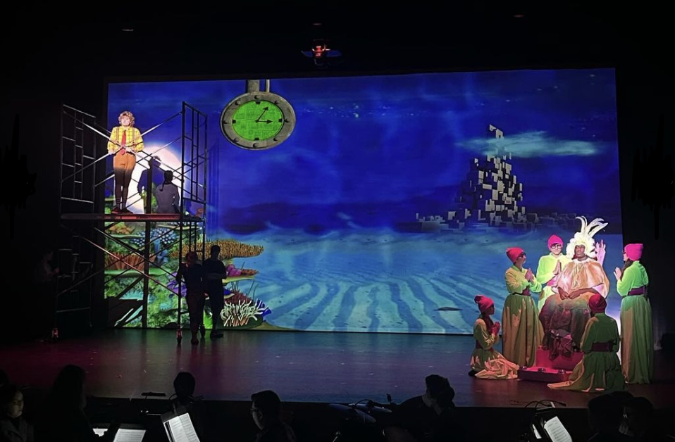 Wayland High School Theater Ensemble (WHSTE) will perform their annual fall play, “SpongeBob Musical,” on Nov. 16, Nov. 17 and Nov. 18. It’s going to be an incredibly entertaining musical, WHSTE director Aidan OHara said. It was on Broadway five or six years ago and its unique [because] each song is written by a different music performer. Theres [songs] by Aerosmith, Sara Bareilles, Panic at the Disco!, the Plain White Ts, Lady Antebellum– all of these pop stars contributed a song and it took shape as a Broadway show that is fun for adults and kids. It has all of the different kinds of humor.