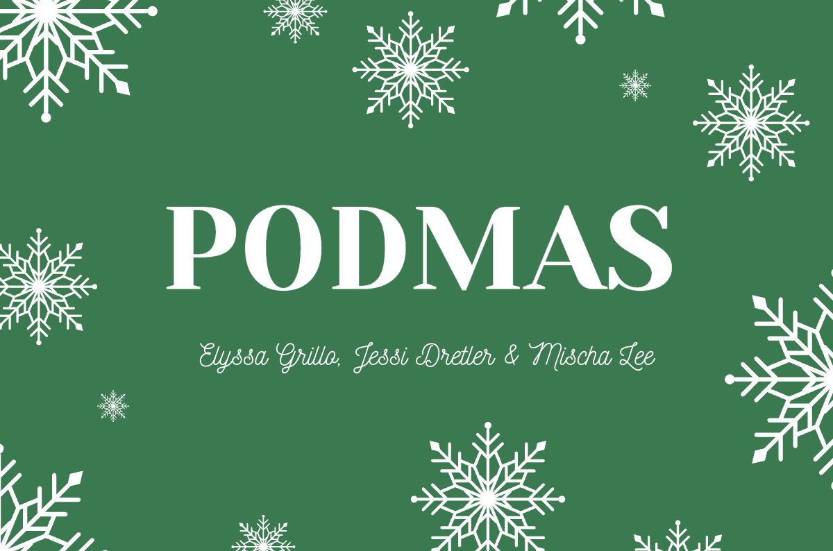 In WSPNs newest podcast, Podmas, staff reporters Jessi Dretler, Mischa Lee, and Elyssa Grillo will talk about their favorite aspects of Christmas and the holiday season. Podmas is WSPNs take on vlogmas, which is when creators post vlogs on TikTok or YouTube on the days leading up to Christmas. Join WSPN every week until the holiday with this podcast. Podmas Episode No. 1 discusses reporters favorite Christmas movies.
