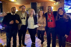 A community donation: The Villa donates $10,000 to WPSF