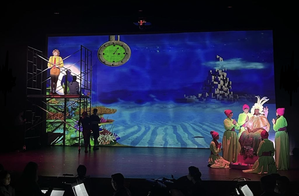 A scene from "The SpongeBob Musical," the Wayland High School Theater Ensemble's (WHSTE) fall musical, ran this past November. In this article, members of WHSTE discuss the various events and activities run by the ensemble, as well as highlighting some of their favorite parts of the experience.