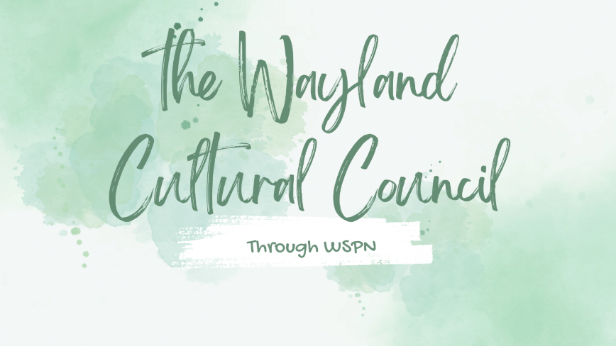 The Wayland Cultural Council through the utility box project