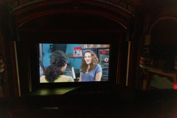 Class of 2023 graduate Molly Morneweck onscreen at Somerville Theater in Growing Pains. 

In this follow up to last years spotlight on Morneweck, Growing Pains premieres.