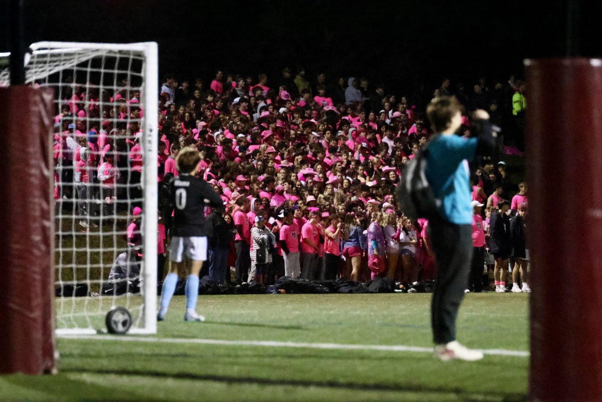 The boys varsity soccer team's Kicks for Cancer game against Westford Academy at Concord-Carlisle High School was rescheduled due to a high risk of EEE.