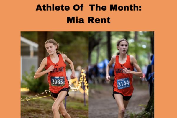 WSPN’s athlete of the month is freshman Mia Rent for her top placements in cross country meets.