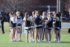 Getting ready for spring: Girls lacrosse plays Wellesley in a preseason scrimmage