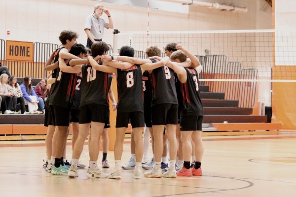 The boys varsity volleyball team has a record of 12-5 going into their final three regular season games. "Things are going in the right direction," head coach Philip George said.