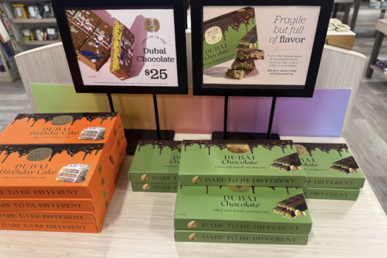 Dubai Chocolate has risen to fame within the past few years. It can be found at many chain stores, and the chocolate is typically not cheap. 