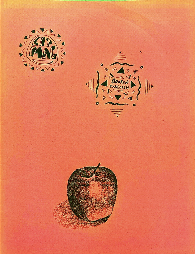 This is the front cover of an edition of a WHS literary arts magazine, that assumingly dates back to sometime in the 1990's.  This edition is called "Broken English."