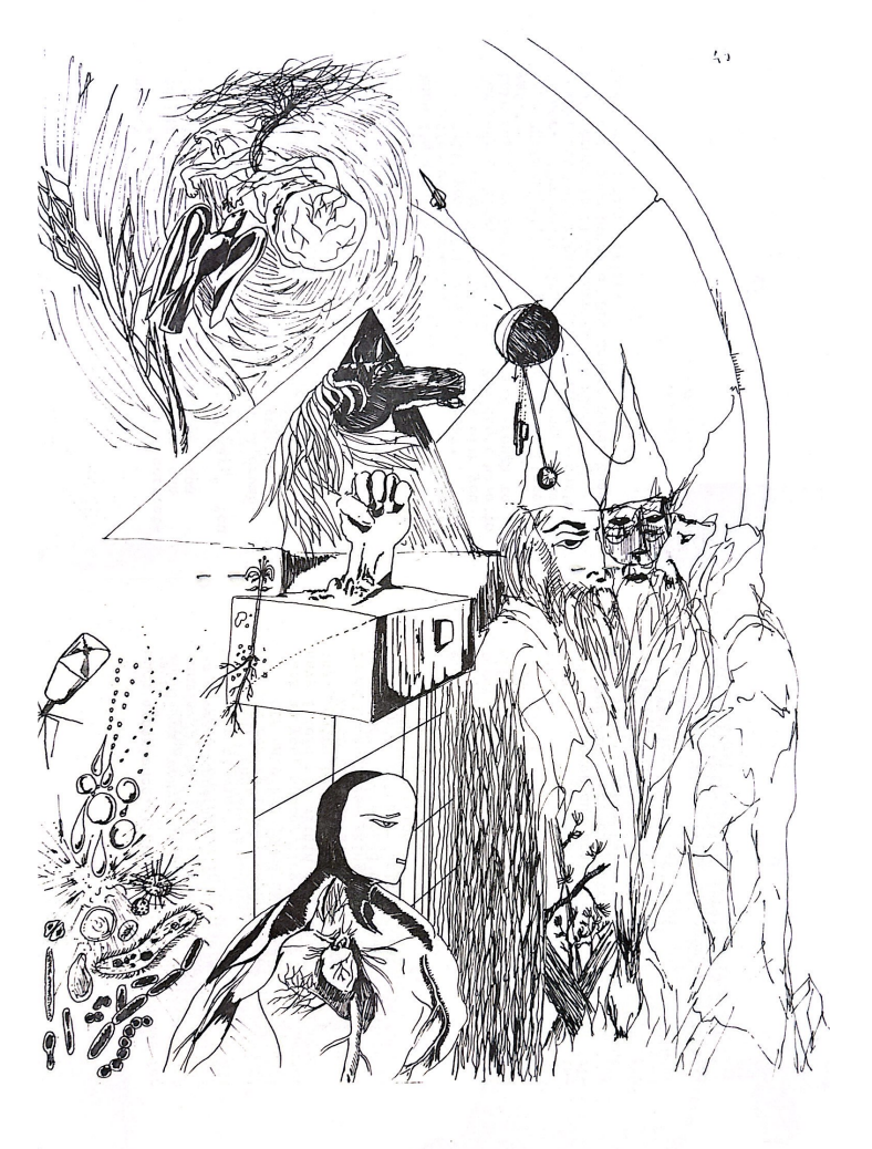 A piece of artwork in the 1975 version of The Attic.